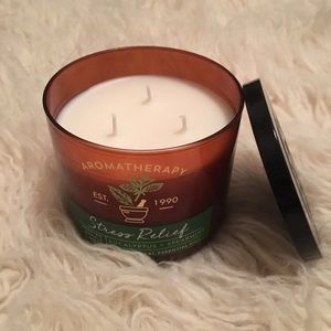 BBW 3 wick candle Stress Relief